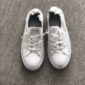 White Converse sneakers